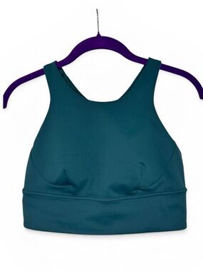 Lululemon Wunder Train Longline Bra *Medium Support, C/D Cup in Green Jasper